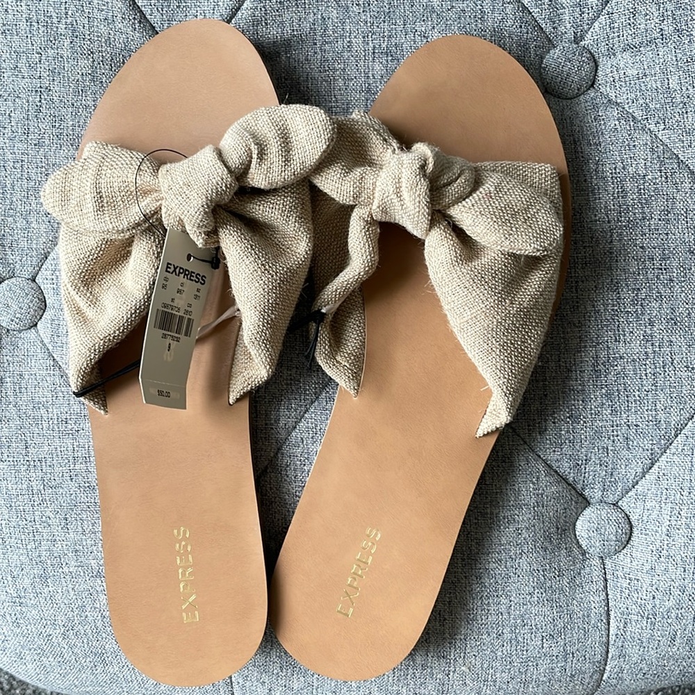 New express canvas sandals